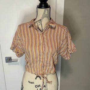 5/$15 Garage Striped, Cropped XS and Medium Tops